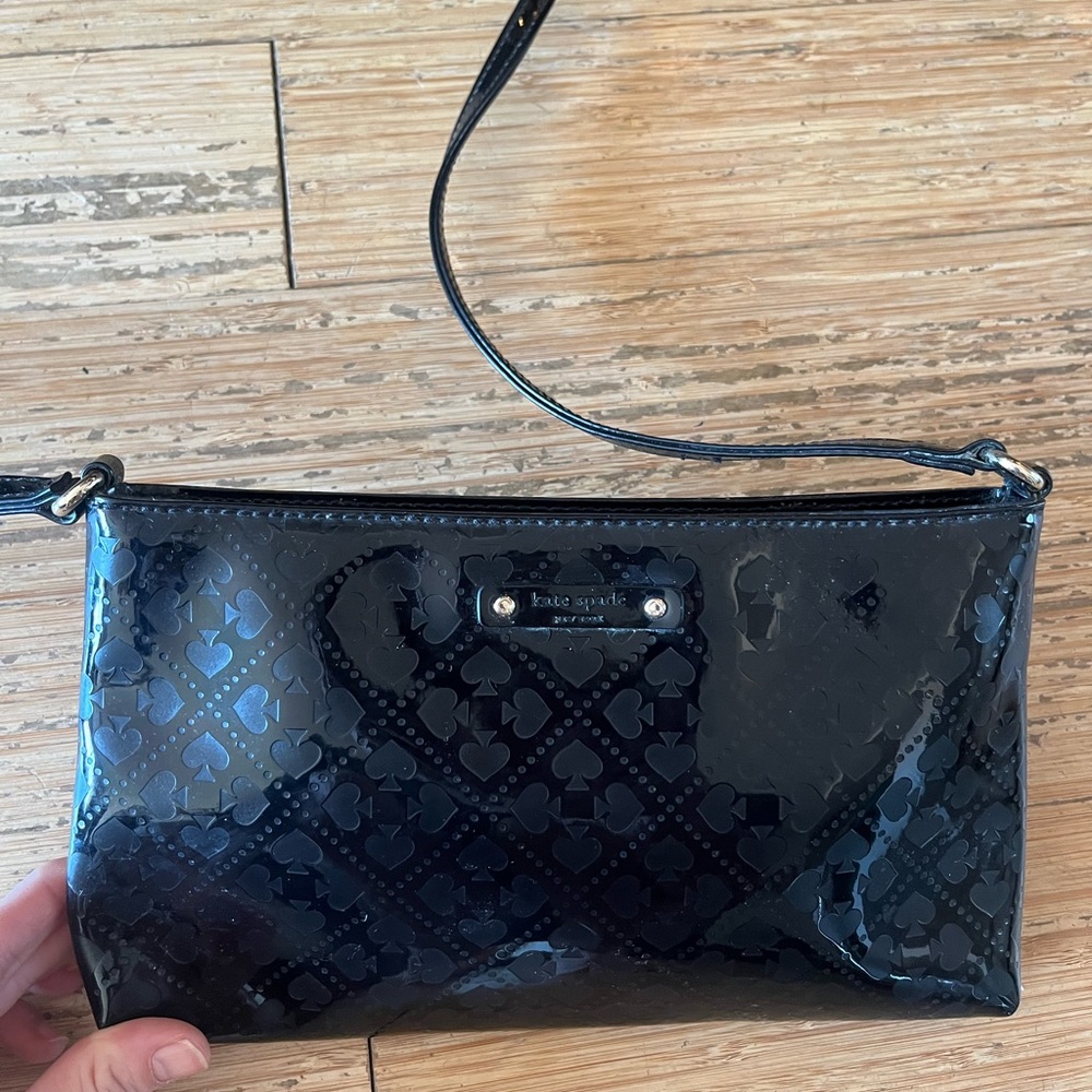 Kate Spade Black Patent crossbody